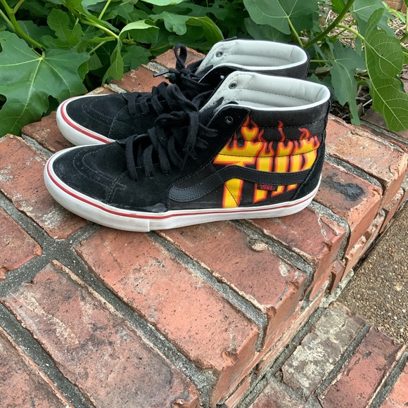 Vans X Thrasher Sk8-Hi Pro Skateboarding Sneakers Mens Sz 11.5 - Picture 4 of 11